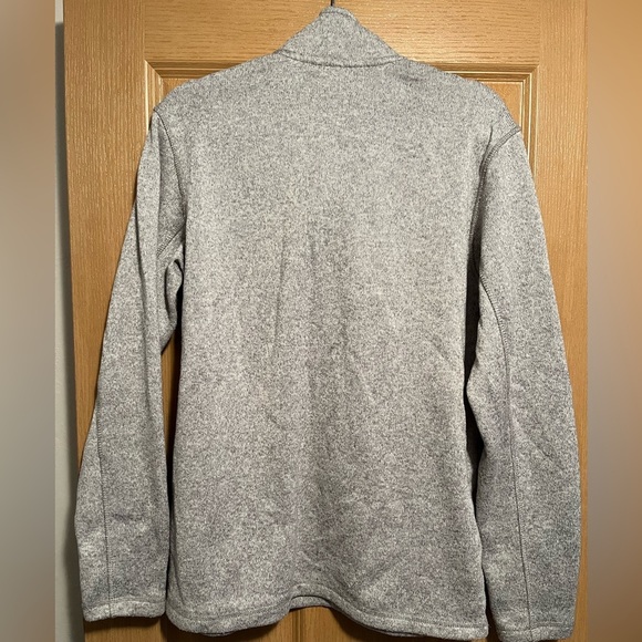 Eddie Bauer Gray Speckled 1/4 Zip Pull Over Sweater - Picture 10 of 10